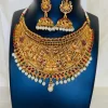 Premium Exclusive Lakshmi Temple Necklace Set