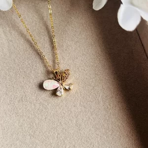 butterfly-pendant-stonework-necklace