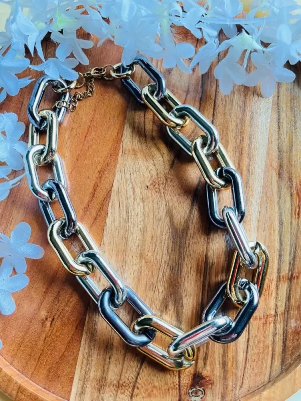 dual tone western chain