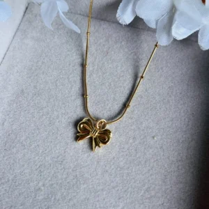 gold-plated-bow-necklace