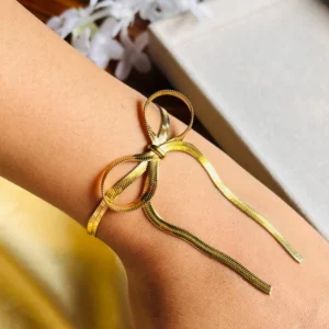 bow-chain-bracelet