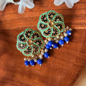 flower-meena-kundan-stud