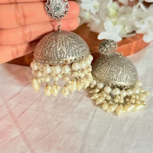 silver-oxidised-long-jhumka