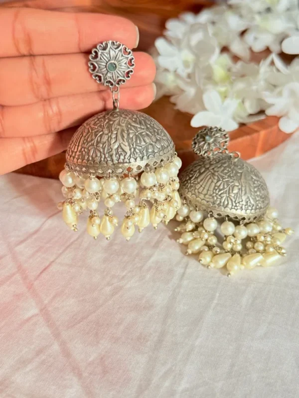 silver-oxidised-long-jhumka