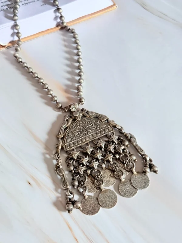 antique-long-silver-plated-necklace
