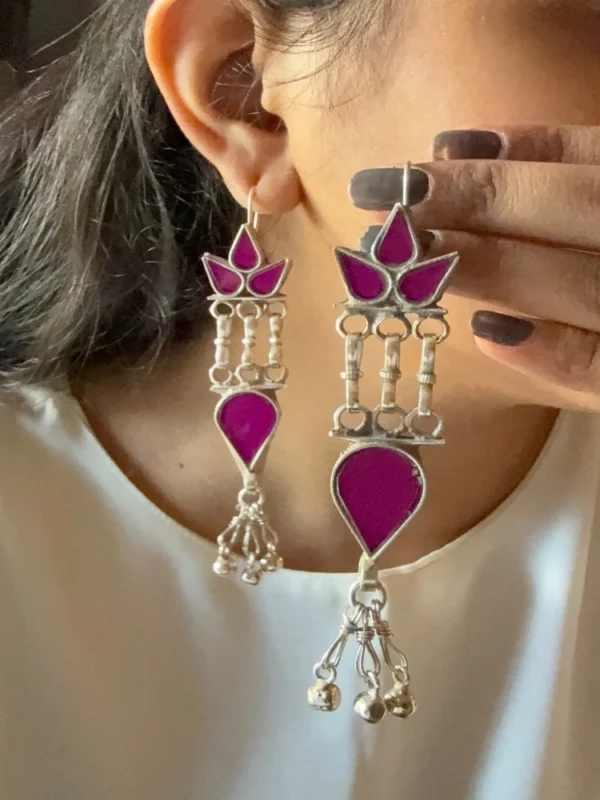 pink-long-glass-earrings