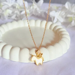 unicorn-western-pendant-chain-necklace