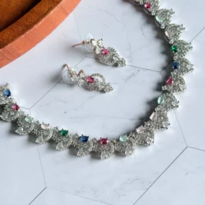multicolor-partywear-necklace-set