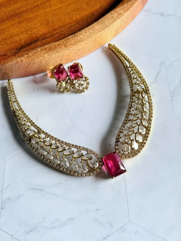 premium-red-ad-golden-choker-set
