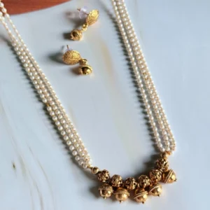 traditional-long-necklace-golden-set