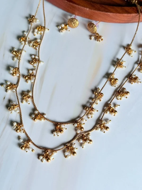 pearl-layered-golden-necklace-set