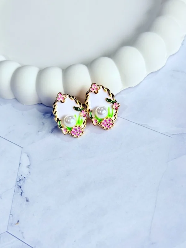 pink-white-enamel-studs