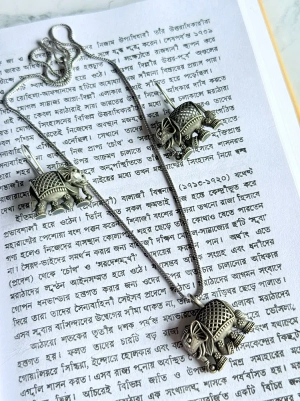 chain-pendant-silver-oxidised-set