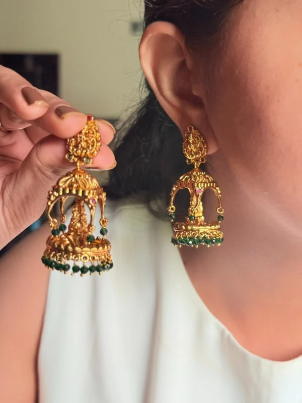 golden-lakshmi-temple-earrings