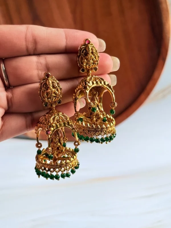 unique-green-temple-earrings