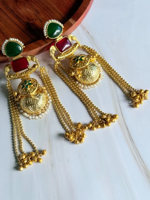 brass-long-kashmiri-jhumkas