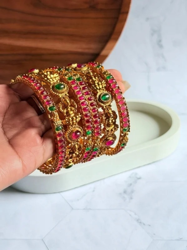 lakshmi-motif-temple-bangle-set