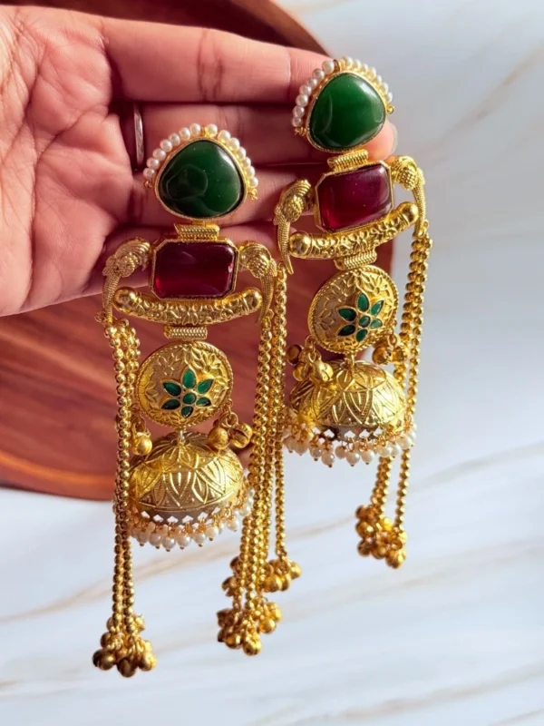 red-green-statement-jhumkas
