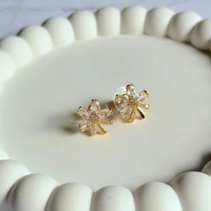 western-stone-flower-studs