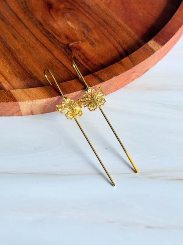 brass-butterfly-earcuffs