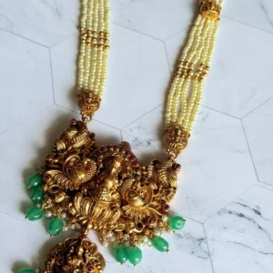 mahalaskhmi-pendant-long-necklace-set