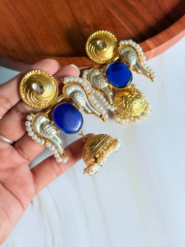 blue-mid-size-jhumkas