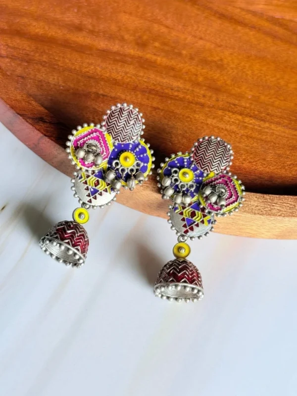 silver-look-alike-unique-jhumkas