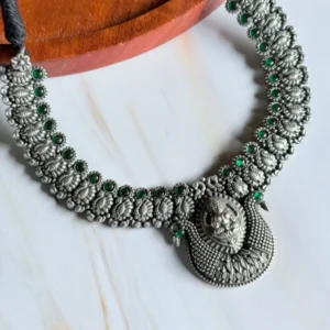 silver-mahalakshmi-choker