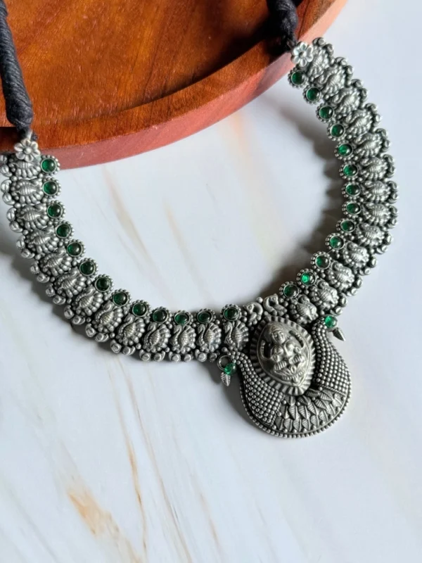 silver-mahalakshmi-choker