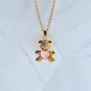 teddy-pendant-stone-necklace