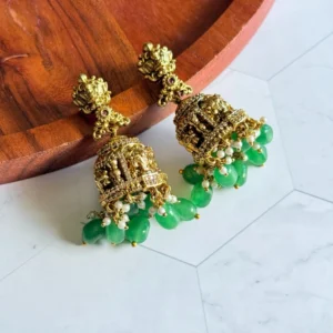 temple-lakshmi-jhumkas