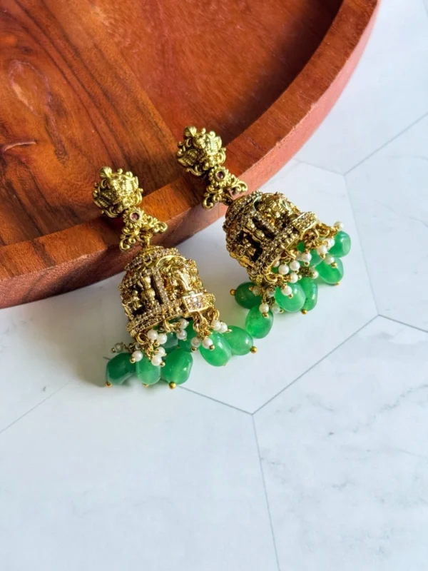 temple-lakshmi-jhumkas