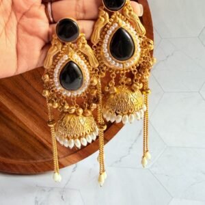 kashmiri-black-stone-jhumka