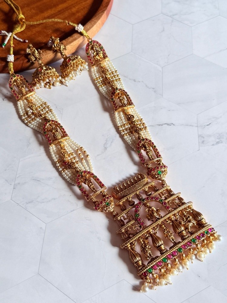temple-pearl-layered-necklace-set