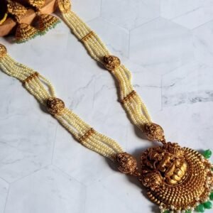temple-motif-long-necklace-set