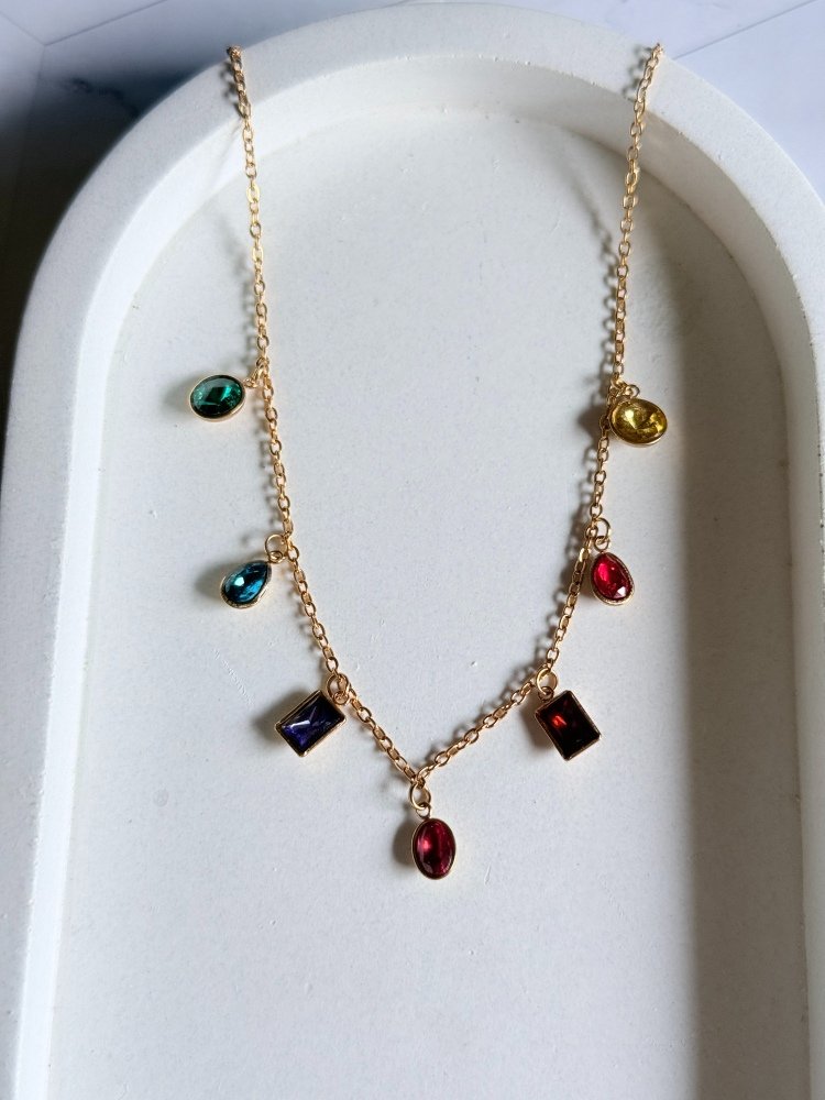 multicolor-charm-necklace
