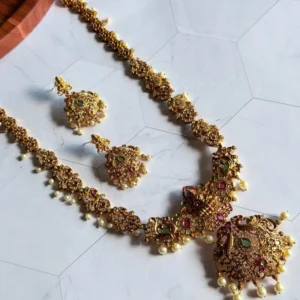 mahalakshmi-long-necklace-set
