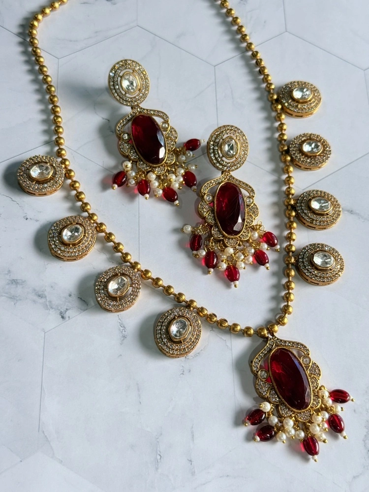 red-mosonite-necklace