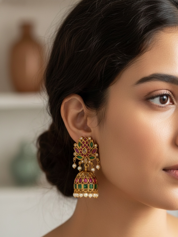 traditional-jhumka-earrings