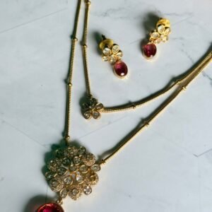 double-layer-sleek-necklace-set