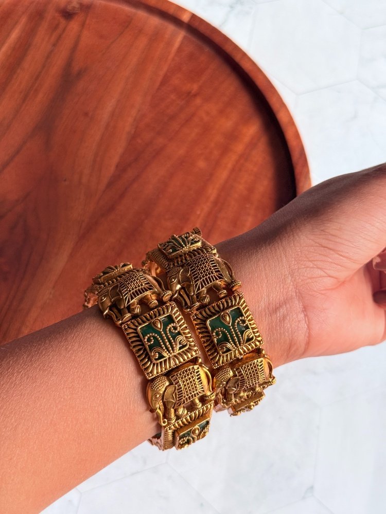 elephant-bangle-pair