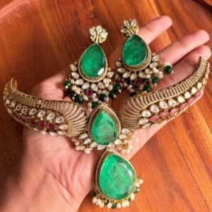 moissanite-choker-set