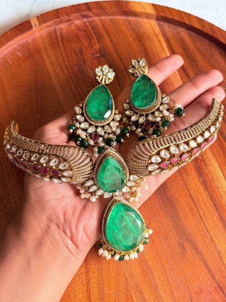 moissanite-choker-set