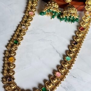 multicolor-peacock-long-necklace