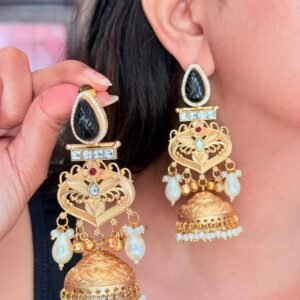 black-stone-jhumkas