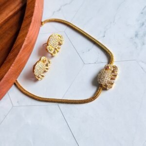 elephant-pendant-choker-set