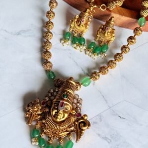 green-beaded-balaji-set
