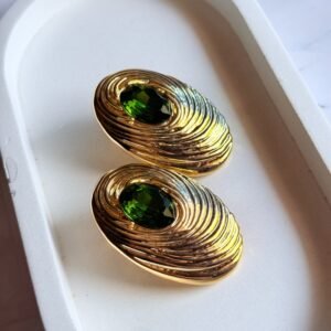 green stone stud green-stone-stud