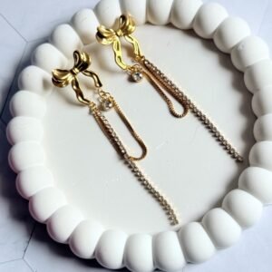 stylish-bow-stone-earrings