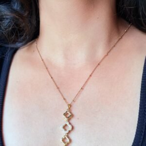 western-tie-chain-stone-necklace